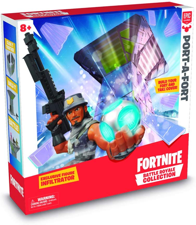 FORTNITE - Fort Display and 1 Fig (Giochi Preziosi FRT15000), Multicoloured