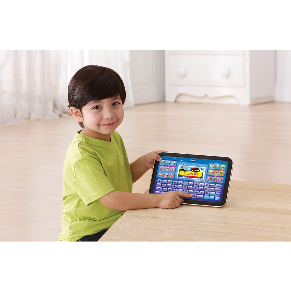 VTech - 155205 - Children's Computer - Tablet - Genius XL (French version), Black/White, Medium - Image 3