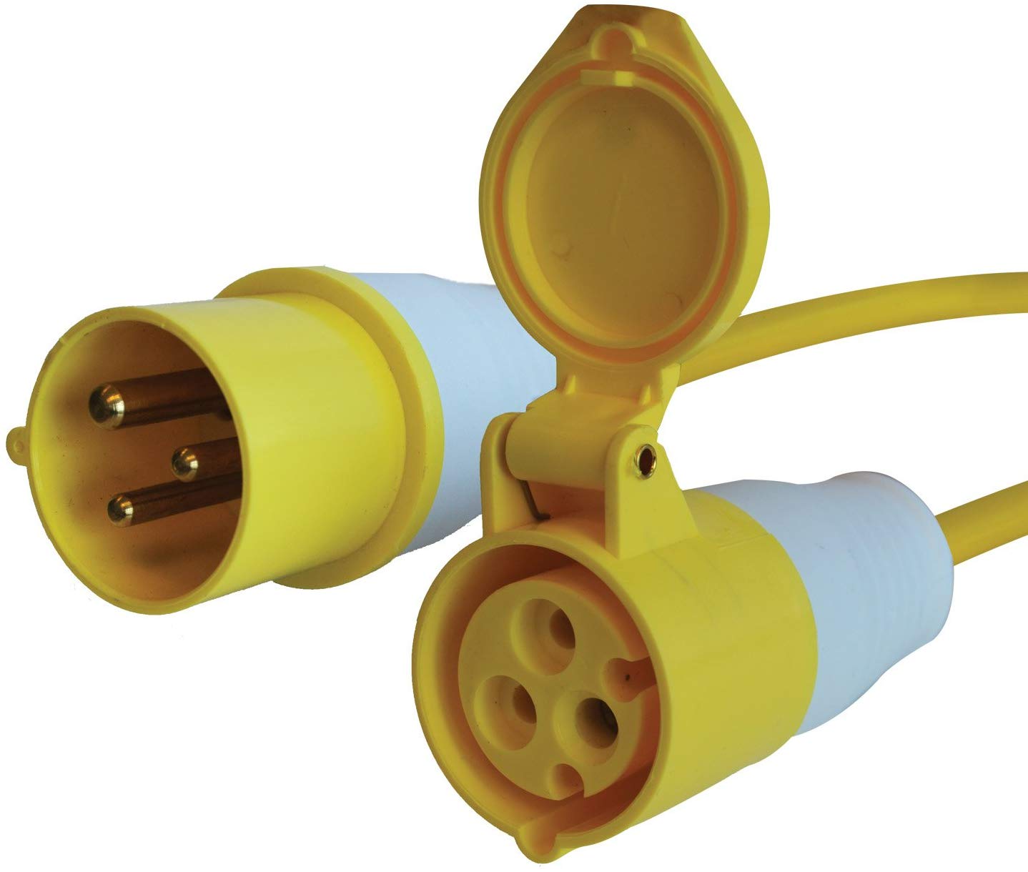 Faithfull FPPTL1432AMP 14 Metre L/V Trailing Lead Extension Lead 110V 25A 2.5mm Cable, Colourful, 14 Metre 2.5mm Cable - Image 3
