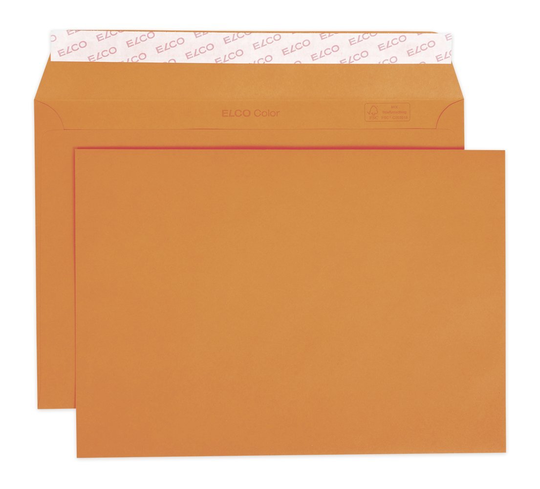 Elco C5 "Cellozip Color" Envelope - Orange (Pack of 25), 229 x 162 month - Image 2