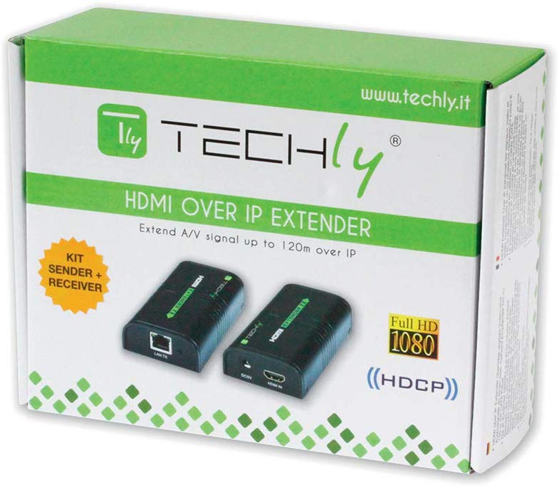 TECHLY IDATA extip-373 Audio/Video Extender - A/V Extender (58 x 110 x 26 mm, 58 x 110 x 26 mm, -10 - 60 °C, 20 - 90%) - Image 3