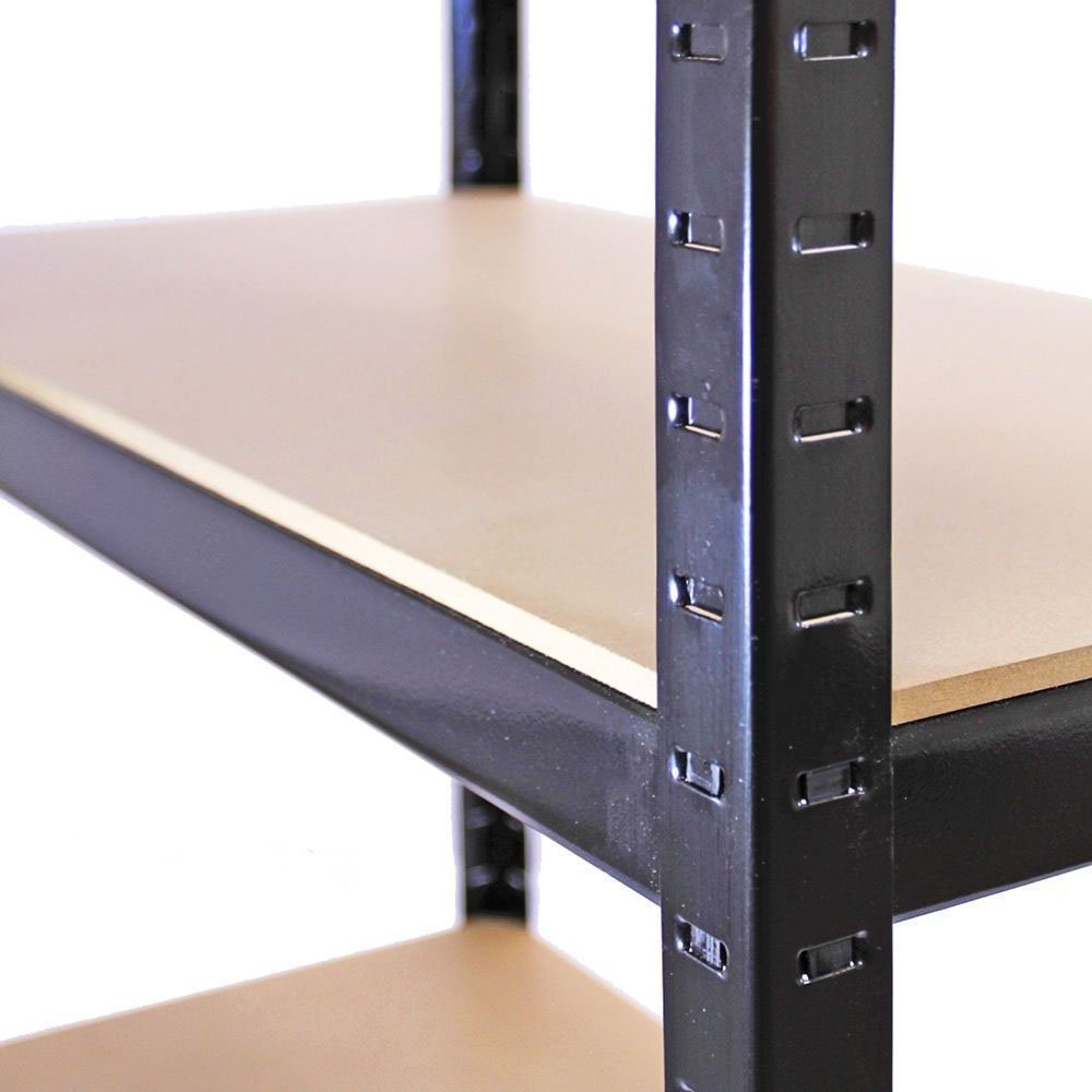 The Shopfitting Shop 5 Tier Boltless Garage Shelving Workshop Storage Racking Shelves Heavy Duty Metal 1800 x 900 x 400 - Image 4