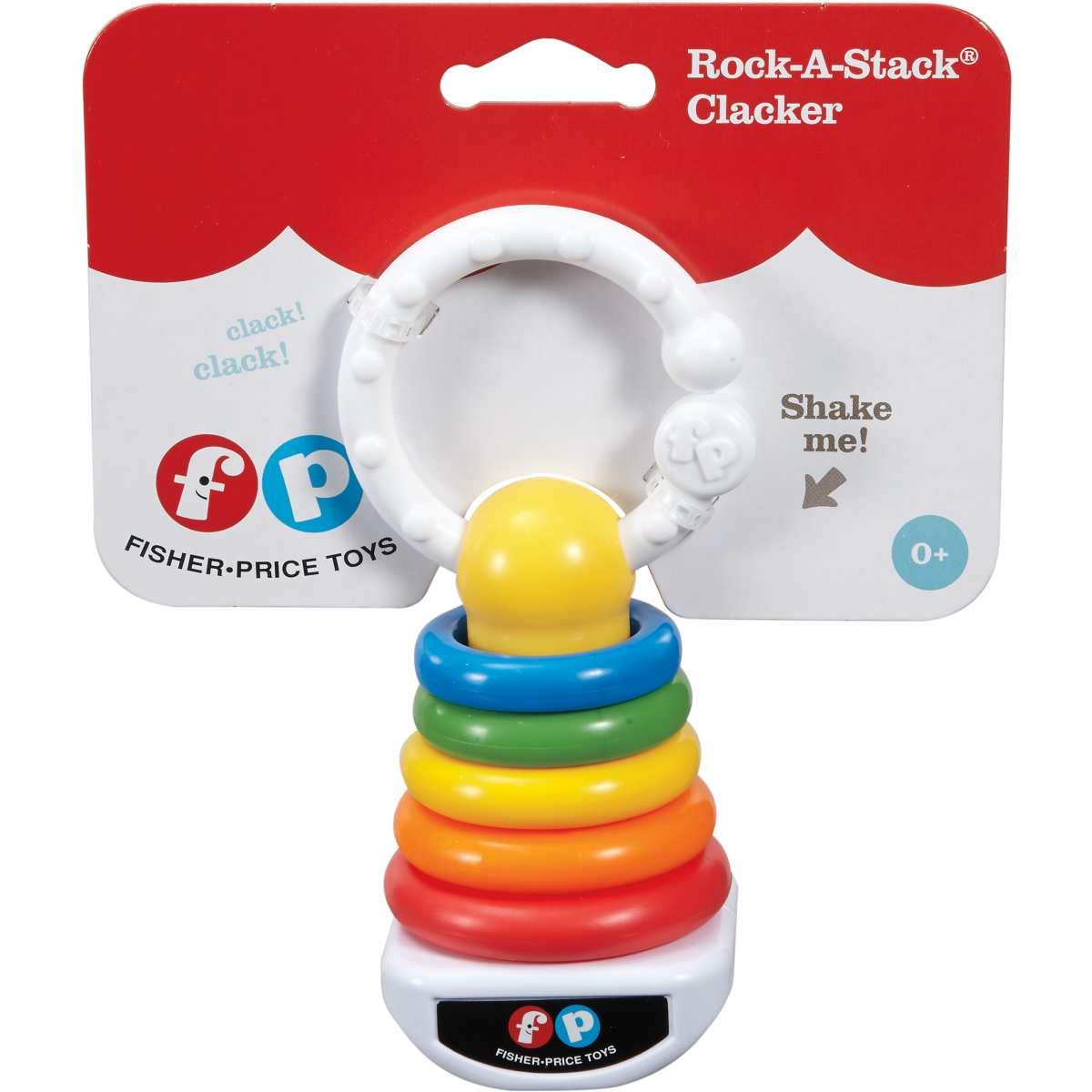 Mattel Fisher-Price DFR09 Colour Ring Rattle, Multicoloured - Image 4