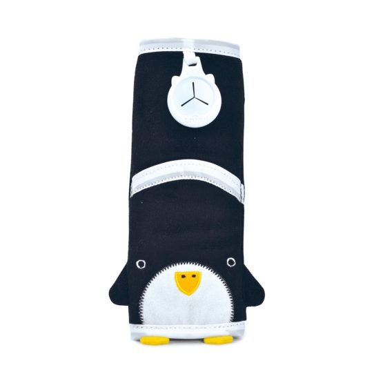 Trunki Children’s Seat Belt Pad – SnooziHedz Pippin Penguin (Black)