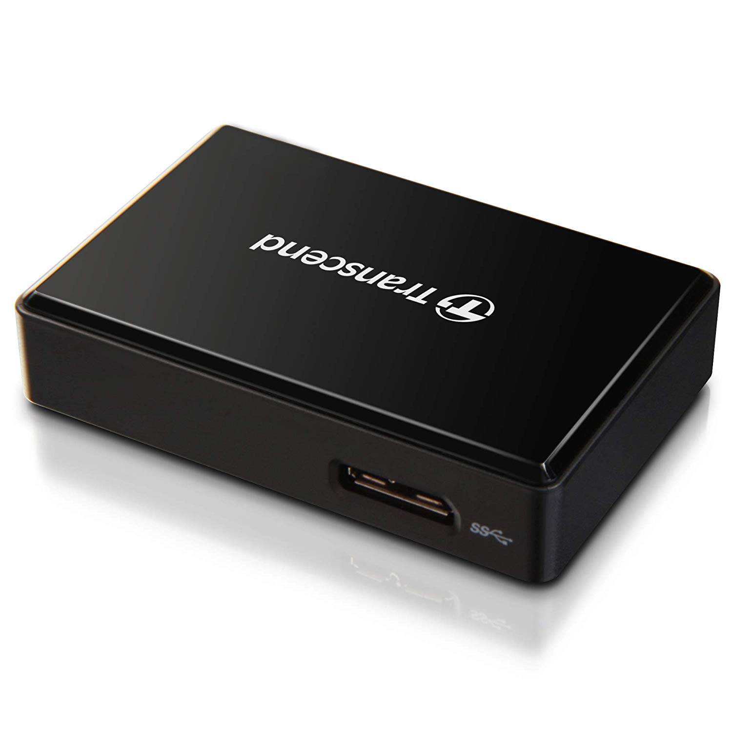 Transcend RDF8 USB 3.1 Gen 1 (USB 5Gbps) SD & microSD & CompactFlash Card Reader, with Micro USB to USB Type A Cable, TS-RDF8K2 - Image 3