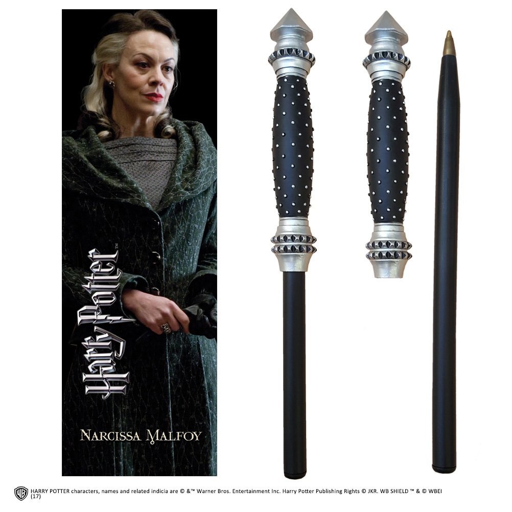 Harry Potter: Narcissa Malfoy Wand Pen and Bookmark by The Noble Collection, Multi-coloured