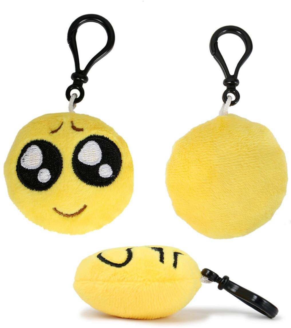 Cusfull Mini Emoji Keychain Lovely Emoji Plush Pillows Emoticon Key