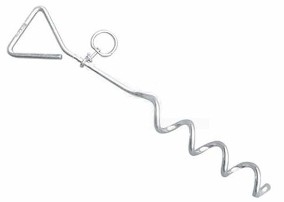 Metal Screw-In Dog Lead Stake
