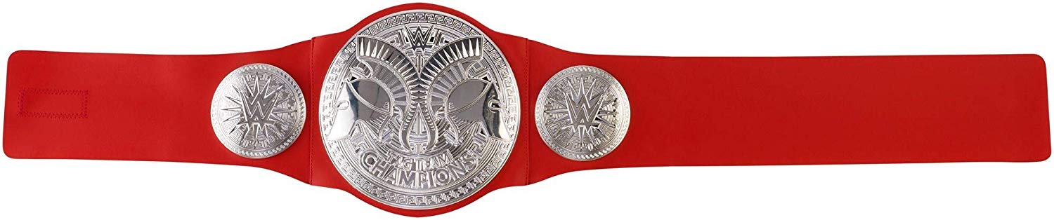 WWE FLB13 RAW Tag Team Championship Title Belt, Silver - Image 2