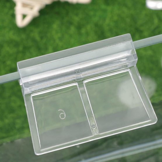 POPETPOP 6pcs Aquarium Lid Holder-Acrylic Lid Clips Aquarium Fish Tank Glass Cover Clip Support Holder-6mm - Image 2