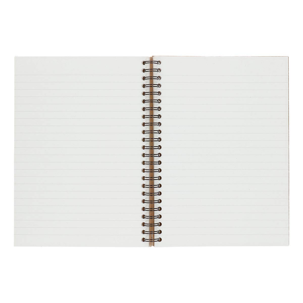 Rhino A5 Recycled Notebook, 160-Page / 8mm Lined Writing Book, 1-Pack, Hardback & Wirebound Spiral Pad - Image 3