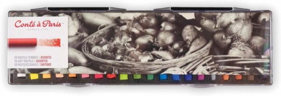 Conté à Paris Soft Pastels - Assorted Colours (Pack of 20)