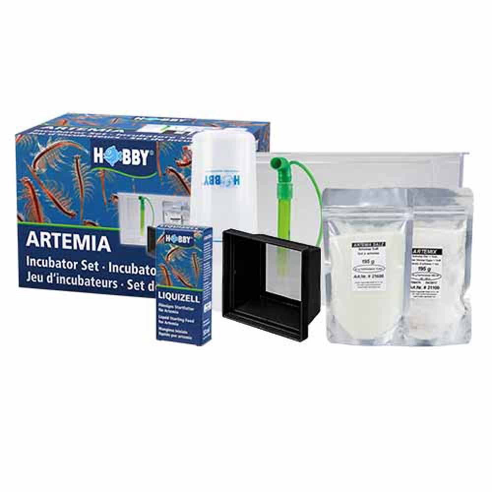 HOBBY Aquaristik Artemia Incubator Set I Complete Set for Rearing Artemia Salina I Incubator Artemix, Artemia Salt