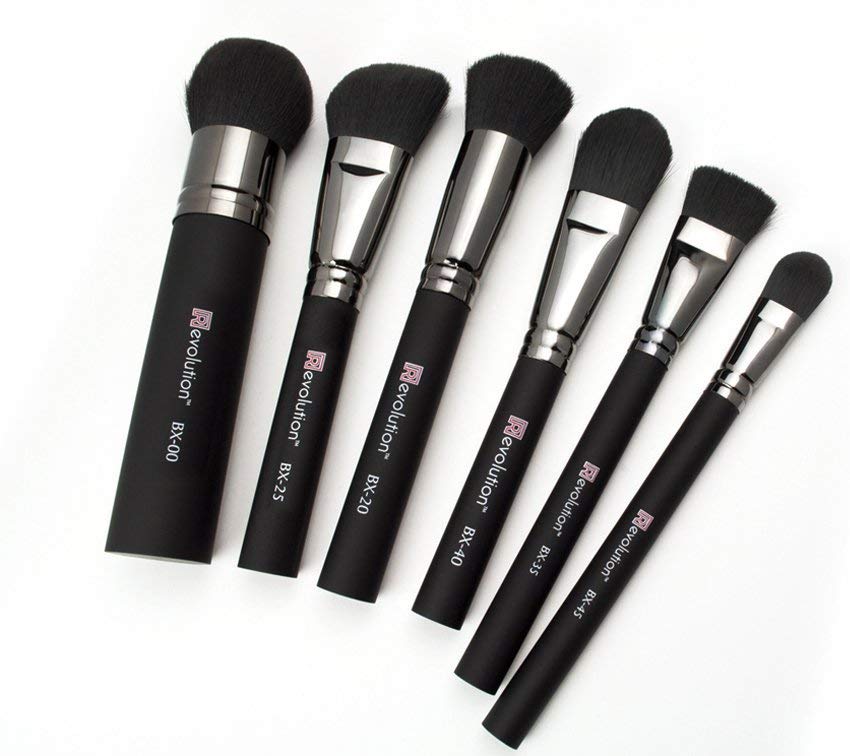 Royal and Langnickel Revolution Complexion Set of 6 Brush, Black
