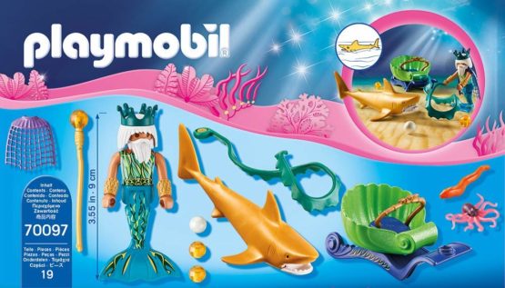 Playmobil 70097 Magic Sea King with Shark Carriage Multi-Coloured - Image 3