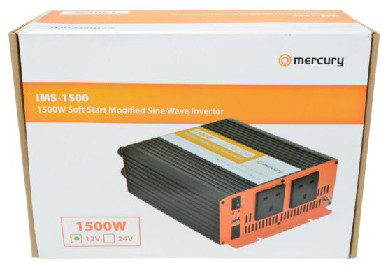 Mercury | Modified Sine Wave Inverter | 12Vdc - 1500W - Image 2