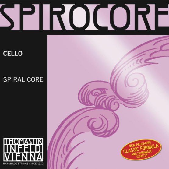 Thomastik Single string for Cello 4/4 Spirocore - G-string spiral core, chrome wound, heavy