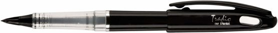 Pentel Tradio Felt-Tipped Pen Varnished White Body/Black Ink