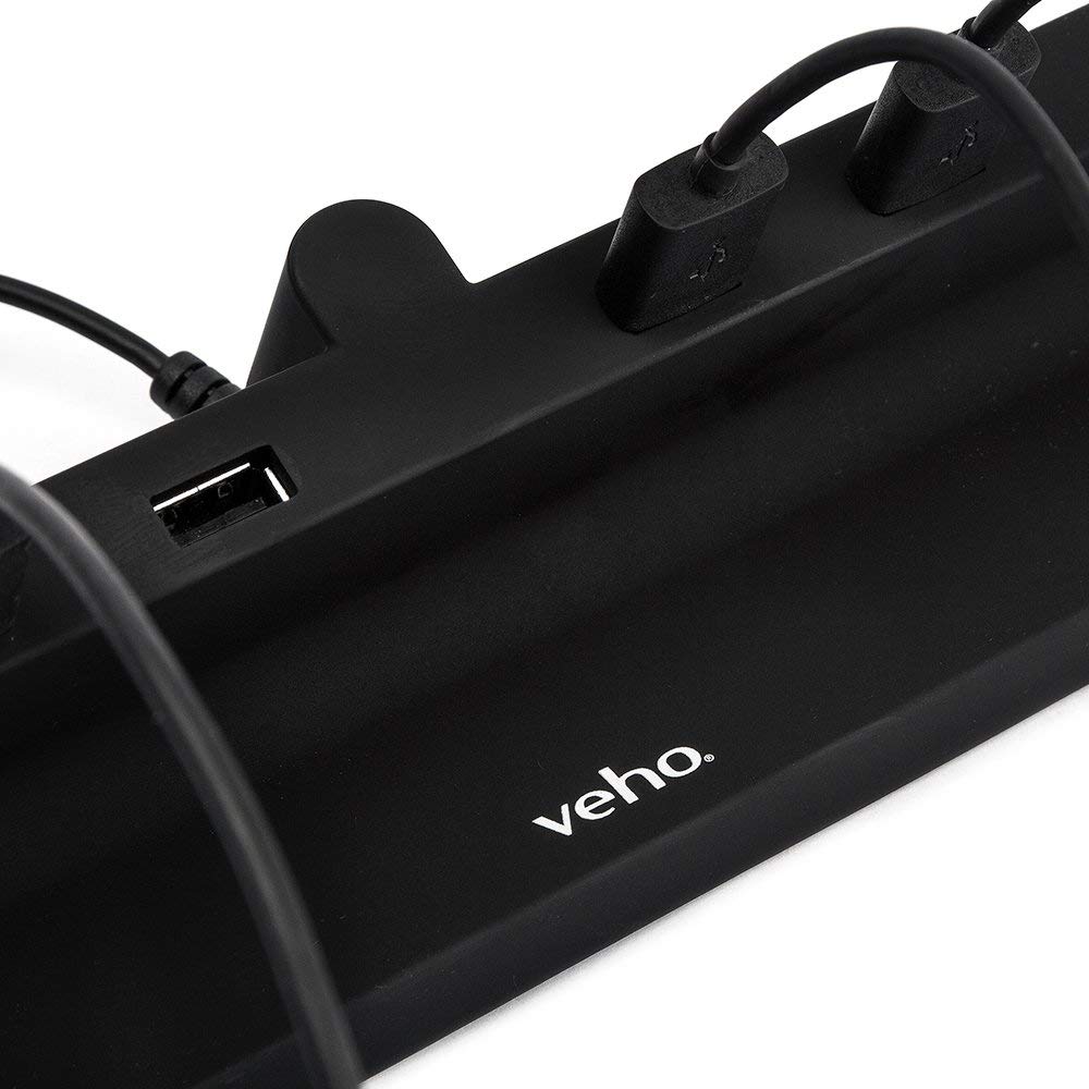 Veho TA-6 Desktop 6 Port USB Charging Hub, Black - Image 4