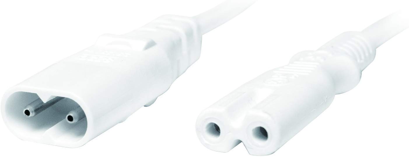 LogiLink Power Cable Extension, 2 m, White, 2 Meters - Image 2