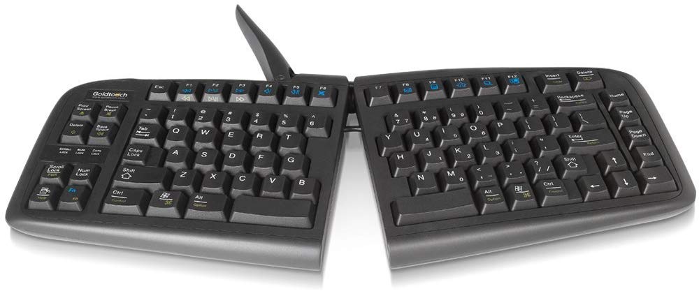 Goldtouch Adjustable QWERTY Keyboard V2 for MAC/PC Black - US layout - Image 3