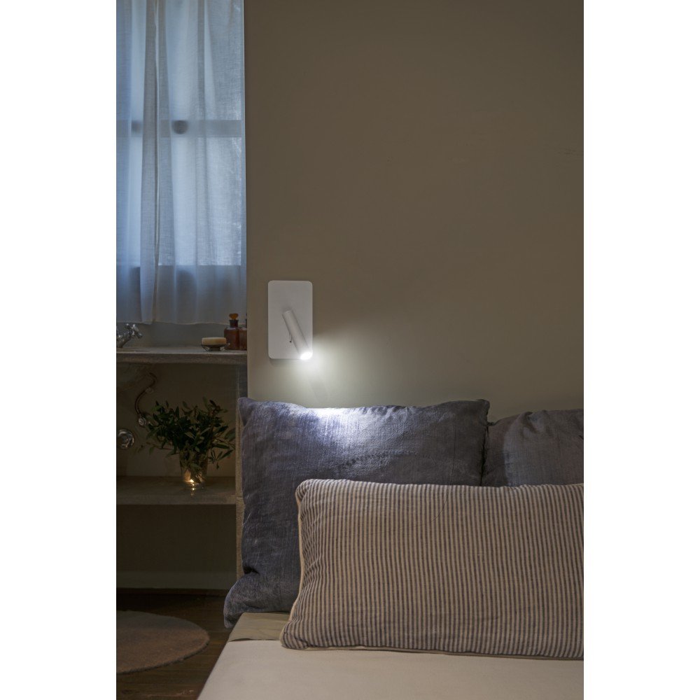 FARO BARCELONA 62120 - SUAU Wall Light (Bulb Included) LED, 3W, Steel and Aluminium Body, White - Image 2