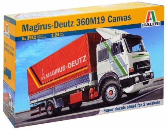 Italeri Magirus Deutz 360 M19 canvas truck model, 510003912, 1:24