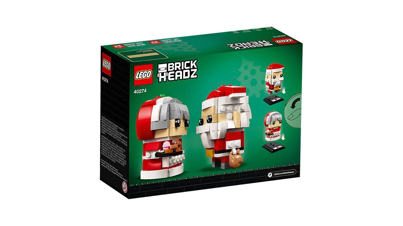 Lego BrickHeadz Mr and Mrs Santa Claus 40274, Model Specific - Image 2