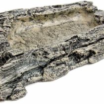 Komodo Habitat Rock Bowl, Small, Rock Bowl for Reptiles, Amphibians, Small Animals, Reptile Feeding Bowl, Feeding Bowl for Vivariums and Terrariums