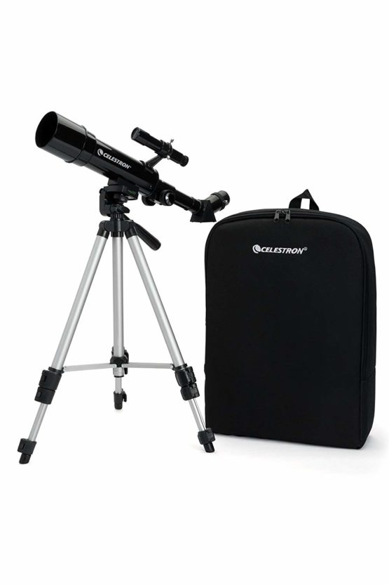 Celestron 21038 Travel Scope 50 Portable Refractor Telescope Kit with Backpack, Black - Image 3