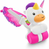 Fisher-Price GCV72 Push & Flutter Unicorn, Pink Push Toy for Baby, Multicoloured