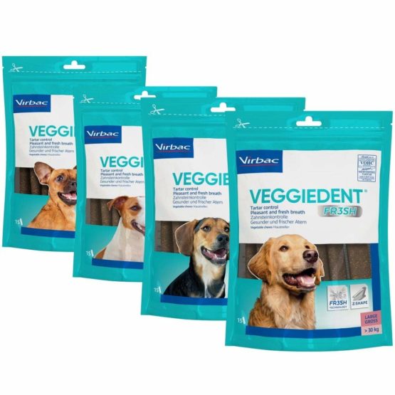 VEGGIEDENT VN100760 Snack Fresh Strips, M