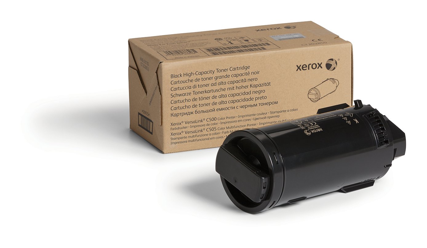 Xerox Genuine VersaLink C500 / C505 Black High Capacity Toner Cartridge (12,100 pages) - 106R03876, 12100 Page Yield
