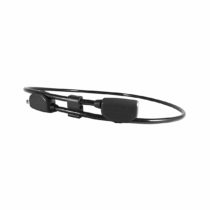 Hiplok Unisex's Pop Wearable Lock Bicycle, Black, 10 mm x 1.3 m/24-42-Inch