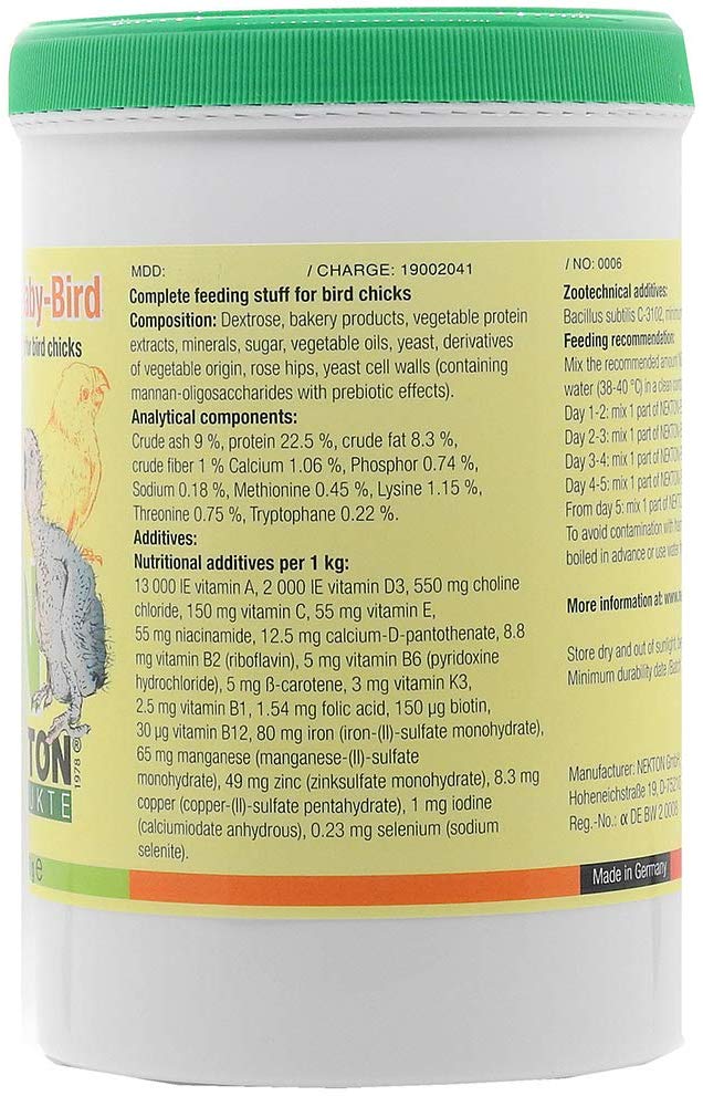 Nekton Baby Bird, 1 pack (1 x 400 g) 47 EU, 17.63 g (Pack of 1) - Image 2