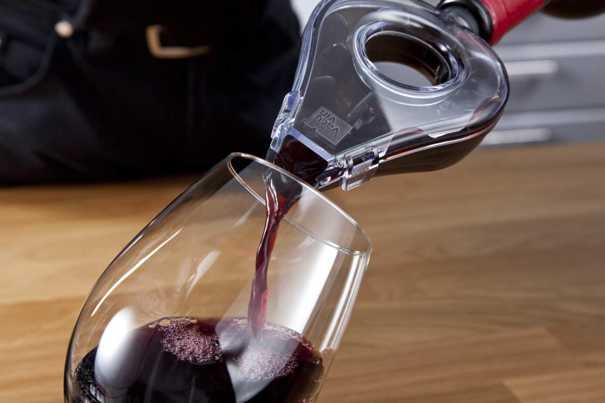 Vacu Vin Wine Aerator, Instant Wine Pourer and Aerating Spout, Enhances Flavor & Aroma While Pouring, Fits Most Bottles - Image 2