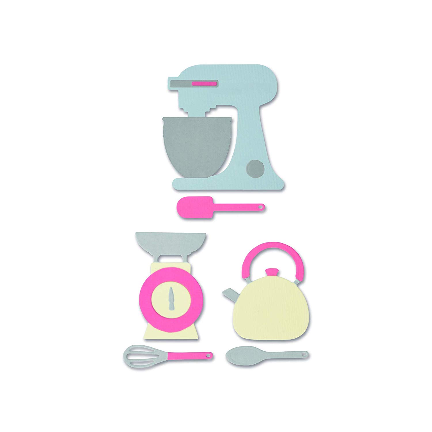 Thinlits Die Set 10PK Kitchen Set, Multi-colour