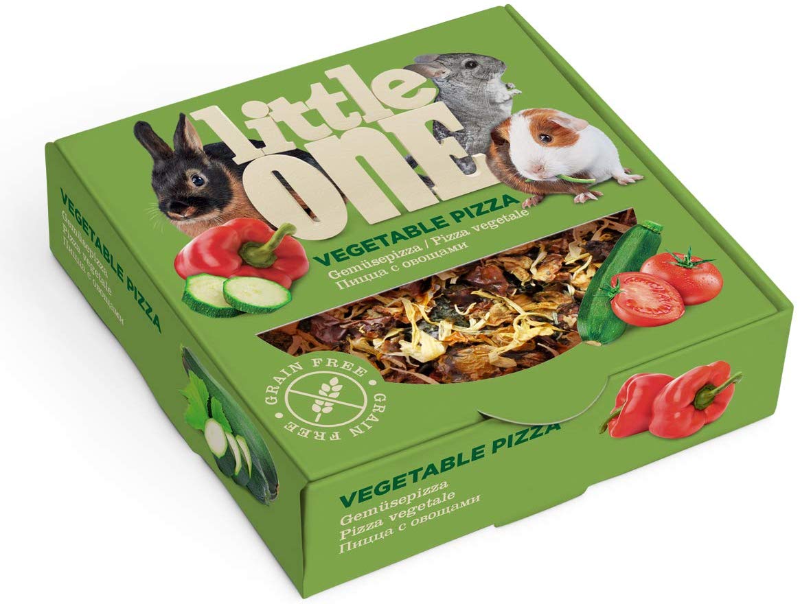 Little One Treat-Toy Vegetable Pizza, 55 g, 55 g (Pack of 1)
