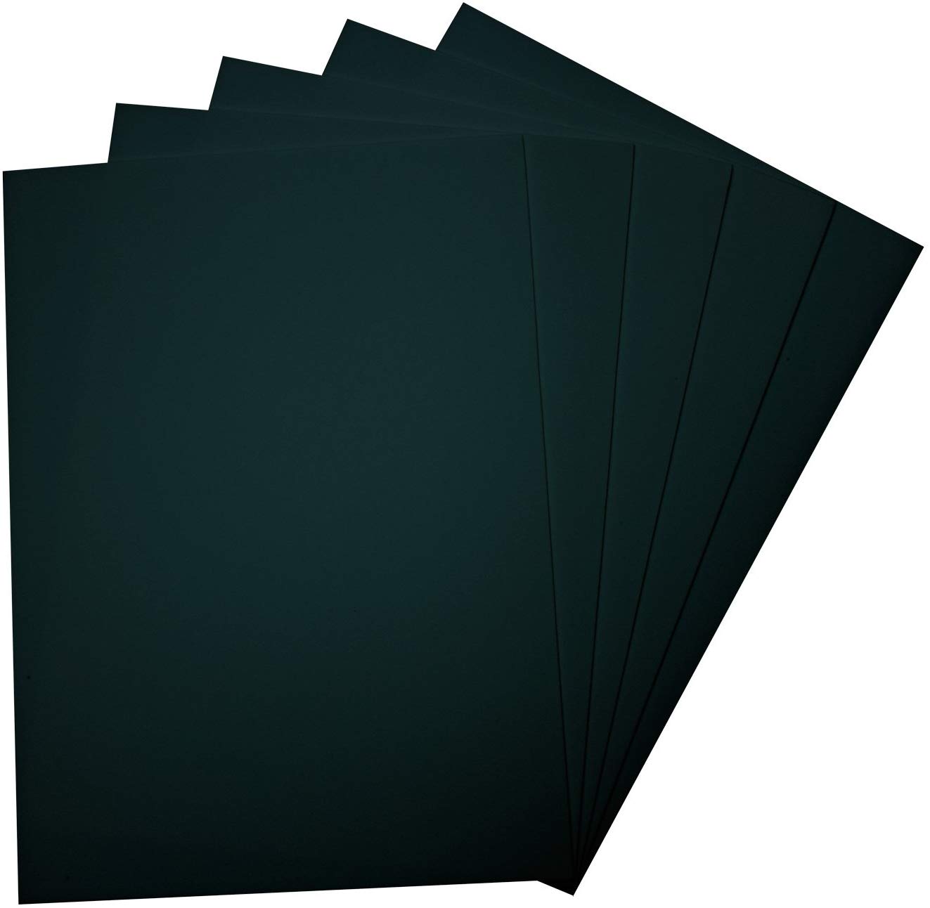 Folia 23590 - Foam Rubber 29 x 40 cm, 5 Bogen, schwarz, Black, 29x40cm 5 Bogen