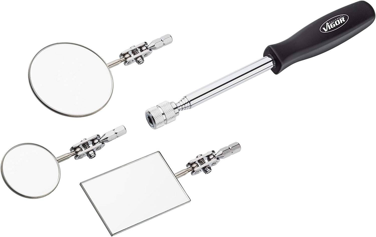 Vigor Vigor_V5480 Telescopic Inspection Mirror Set, Colour, Size - Image 2