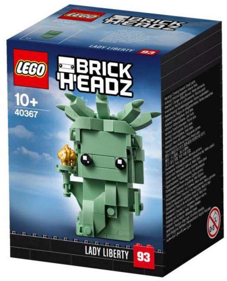 LEGO Brickheadz Lady Liberty #93 Set 40367, Green, Medium