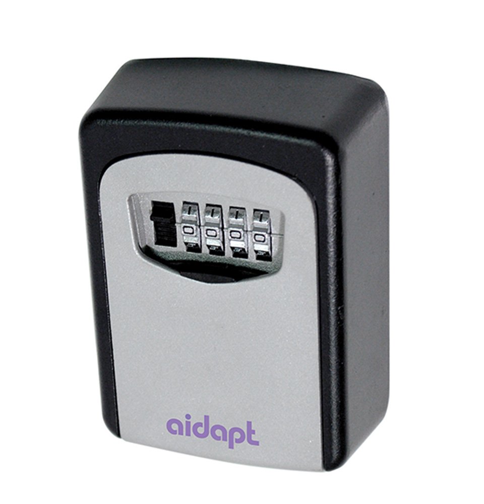 Aidapt Weather Resistant Secure Combination Wall Mount Safe Lock for Keys Supplied with Fixings for Elderly Carers - Image 2