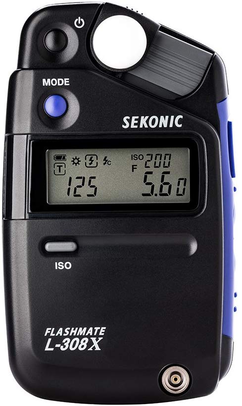 Sekonic FLASHMATE L-308X Photographers and Film Makers Exposure Meter - Black/Blue - Image 4