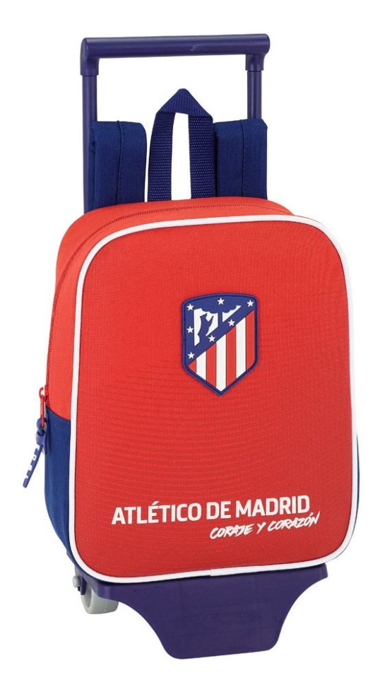 Atlético De Madrid "Coraje" Official Preschool Backpack with Safta Trolley