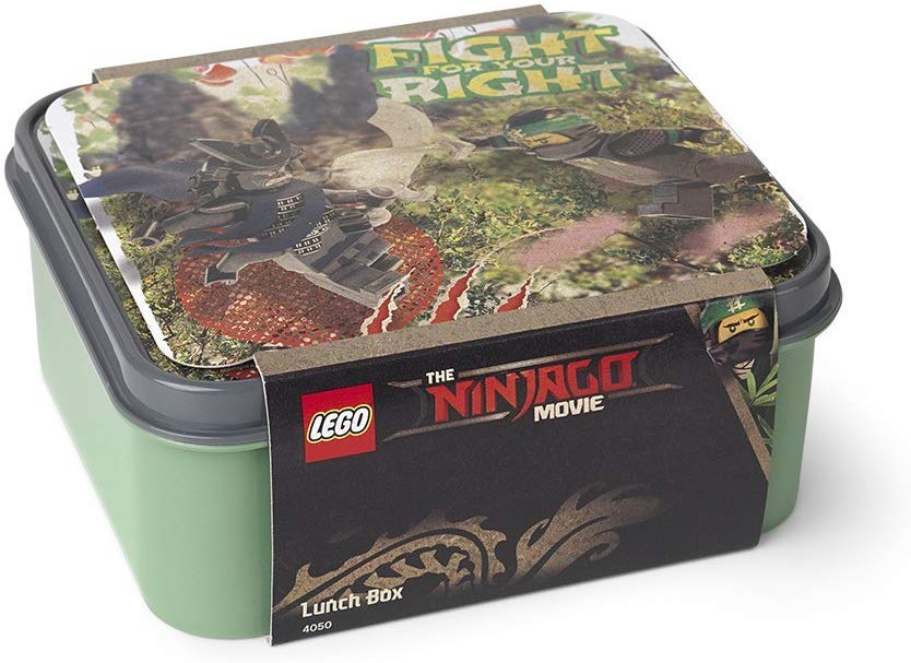LEGO 40501741 Ninjago Movie Lunchbox, Plastic, Sand Green - Image 2