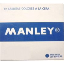 Manley 30 Wax Crayons, 12 Units