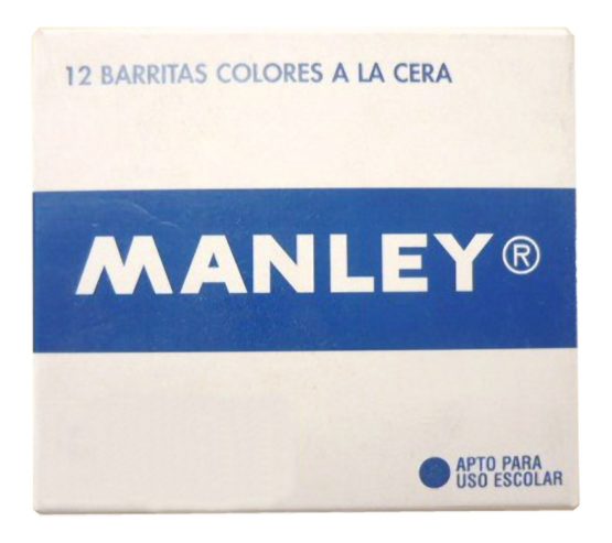 Manley 30 Wax Crayons, 12 Units