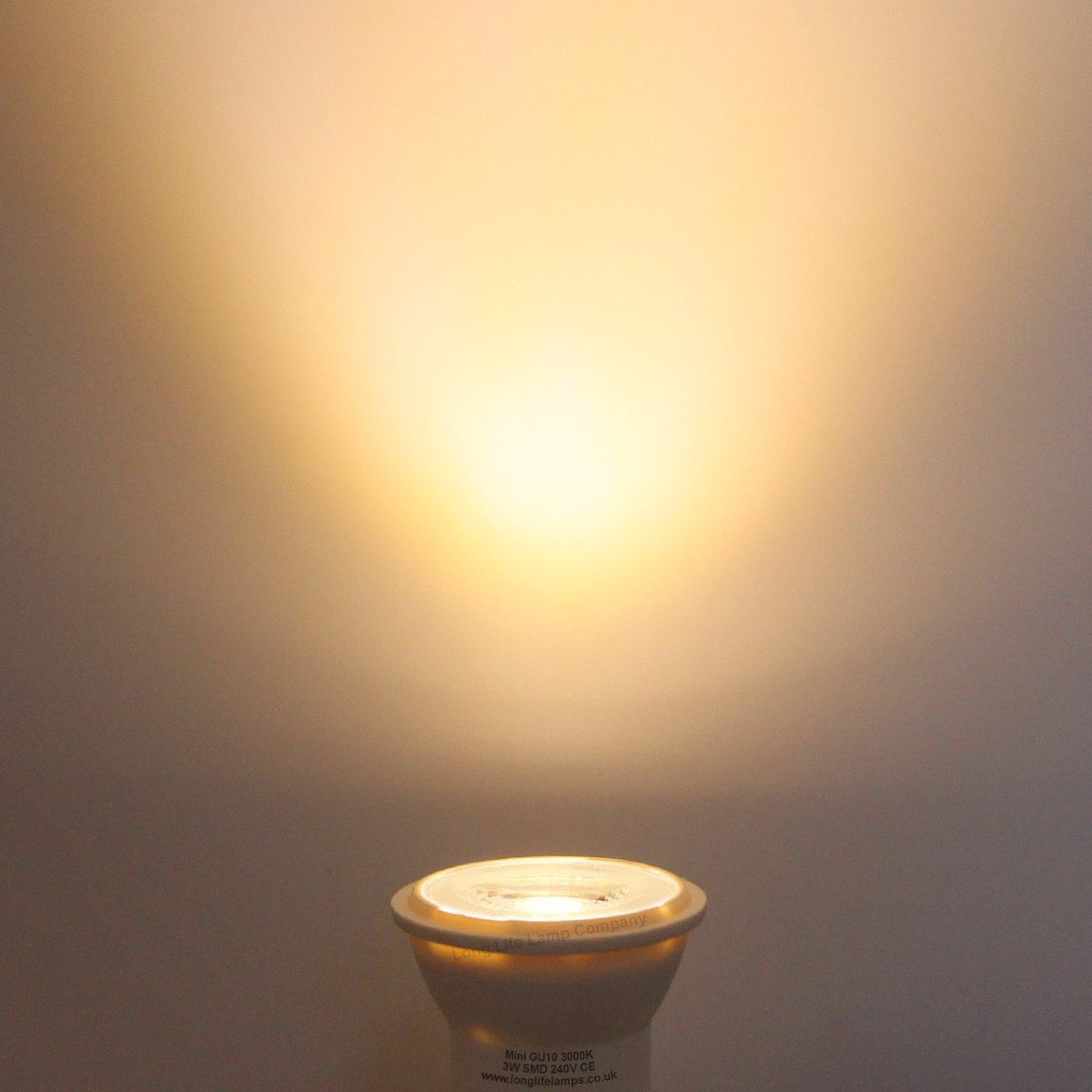 Long Life Lamp Company 5 x 3w LED Small Mini GU10 35mm Light Bulb Warm White MRGU10, 5 Count (Pack of 1) - Image 2