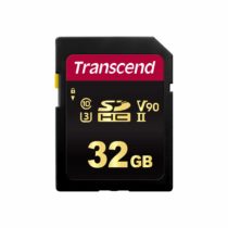Transcend 32GB SDHC 700S Memory Card UHS- II, C10, U3, V90, 8K, Ultra HD, Up to 285/180 MB/s (Idea for DSLR cameras and advanced camcorders) TS32GSDC700S