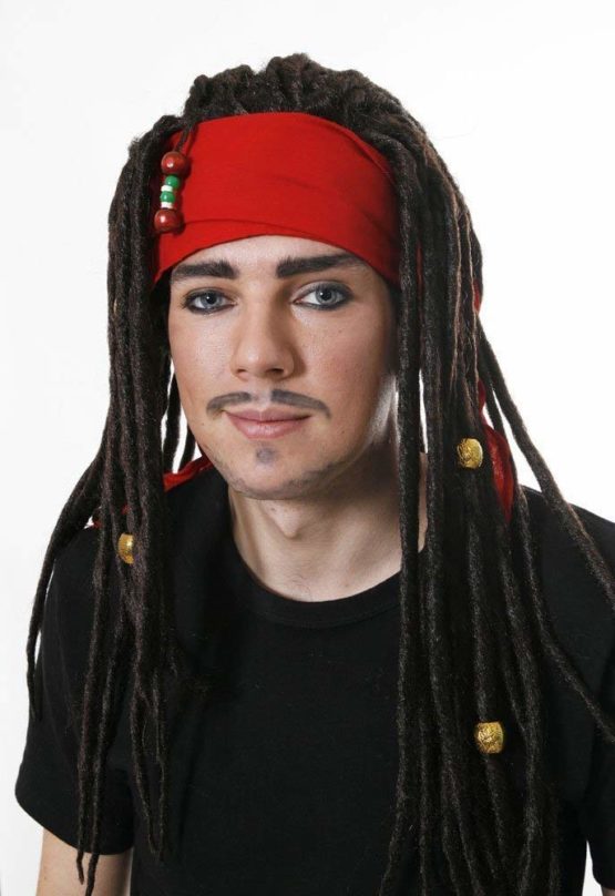 Henbrandt Pirate Dreadlock Wig + Bandana